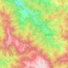 Bhaderwah topographic map, elevation, terrain