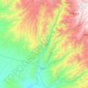 Palpa topographic map, elevation, terrain