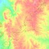 Wallendbeen topographic map, elevation, terrain