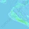 Bald Head Island topographic map, elevation, terrain