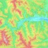 Pângărați topographic map, elevation, terrain