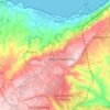 Vibo Valentia topographic map, elevation, terrain