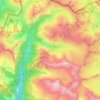 Canfranc topographic map, elevation, terrain