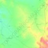 Al Qadarif State topographic map, elevation, terrain