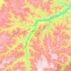 Bom Jesus das Selvas topographic map, elevation, terrain