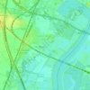 Varennes-lès-Mâcon topographic map, elevation, terrain