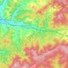 Ronshausen topographic map, elevation, terrain
