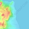 الكرنيش topographic map, elevation, terrain
