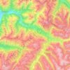 Landquart topographic map, elevation, terrain