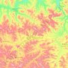 Tariat topographic map, elevation, terrain