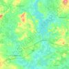 Athlone Poor Law Union 1885 topographic map, elevation, terrain