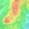 Kingston topographic map, elevation, terrain