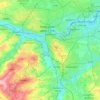 Gateshead topographic map, elevation, terrain