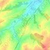 Jodoigne-Souveraine topographic map, elevation, terrain