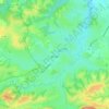 Bruges-Capbis-Mifaget topographic map, elevation, terrain