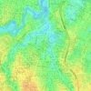 Cijantung topographic map, elevation, terrain
