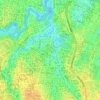 Cijantung topographic map, elevation, terrain