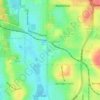 Spearwood topographic map, elevation, terrain