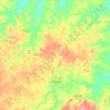 Esperantina topographic map, elevation, terrain