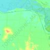 Bundalong topographic map, elevation, terrain