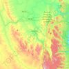 Palmeiras topographic map, elevation, terrain