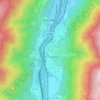 La Chapelle topographic map, elevation, terrain
