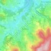 Buffières topographic map, elevation, terrain