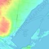 Swan Bay topographic map, elevation, terrain