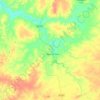 Patos do Piauí topographic map, elevation, terrain
