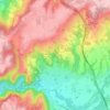 Saint-Uze topographic map, elevation, terrain