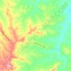 Toothdale topographic map, elevation, terrain