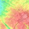 Saint-Mars-du-Désert topographic map, elevation, terrain