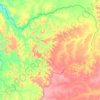 Campos Lindos topographic map, elevation, terrain