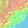 Hurunui District topographic map, elevation, terrain