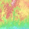 Snowy River topographic map, elevation, terrain