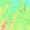 Piraí do Norte topographic map, elevation, terrain