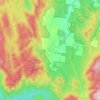 Narbethong topographic map, elevation, terrain
