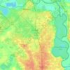 Irymple topographic map, elevation, terrain