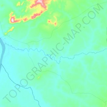 Rio Formiga topographic map, elevation, terrain