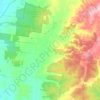 Bearbong topographic map, elevation, terrain