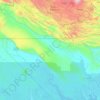 Kikori River topographic map, elevation, terrain