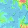Goat Island topographic map, elevation, terrain