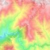 Llano Bonito topographic map, elevation, terrain