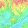 Tuffé Val de la Chéronne topographic map, elevation, terrain