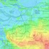 Midden- en West-Brabant topographic map, elevation, terrain