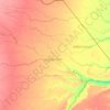 Cravo Norte topographic map, elevation, terrain