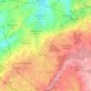 Estinnes topographic map, elevation, terrain