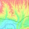 Rio de Moinhos topographic map, elevation, terrain