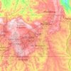 Distrito Federal topographic map, elevation, terrain