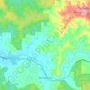Donnybrook topographic map, elevation, terrain